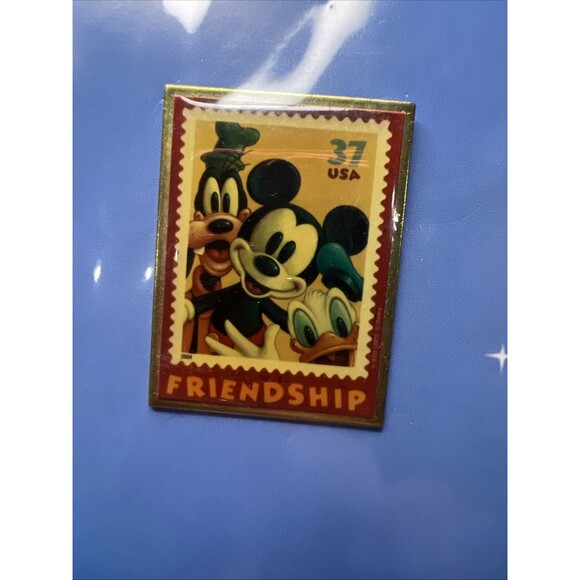 NIP Disney USPS Stamps Friendship Lapel Pins - Lot of 4 RARE! RETIRED! - Picture 9 of 14